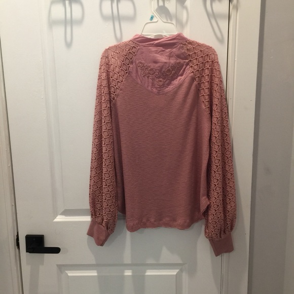 NWT Free People Lace Shirt - Picture 4 of 7